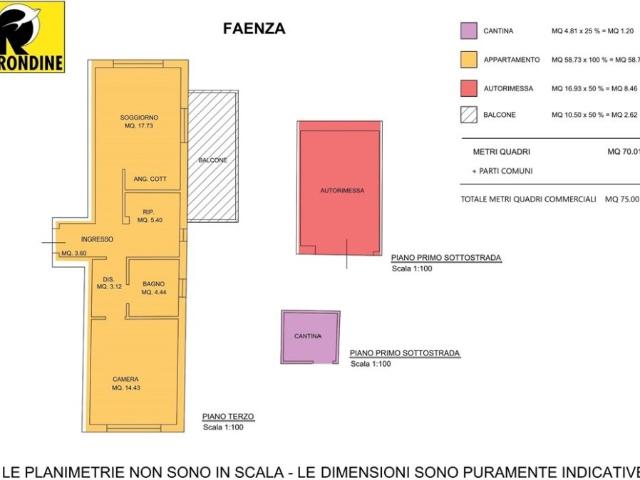 Vendesi trilocale a Faenza