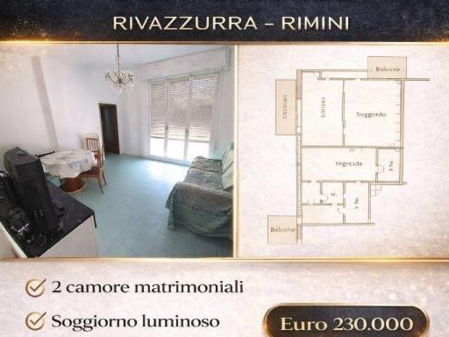 Vendesi trilocale a Rimini via Giambattista Morgagni, Miramare Rivazzurra