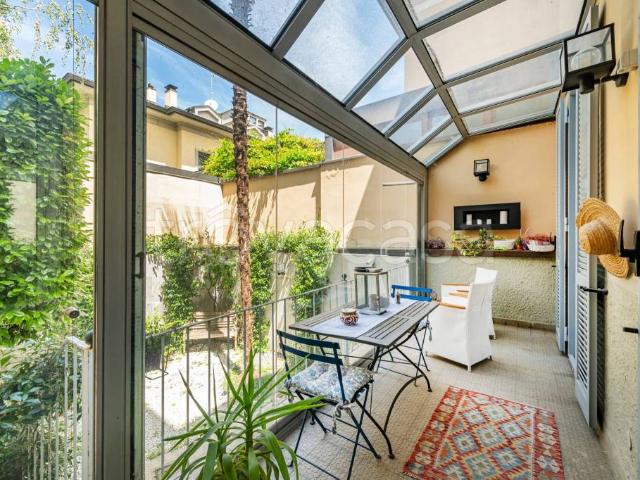 Vendesi villa a schiera a Milano via Gaetano Previati, De Angeli