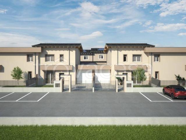 Vendesi villa bifamiliare a Pagazzano via Il Caravaggio
