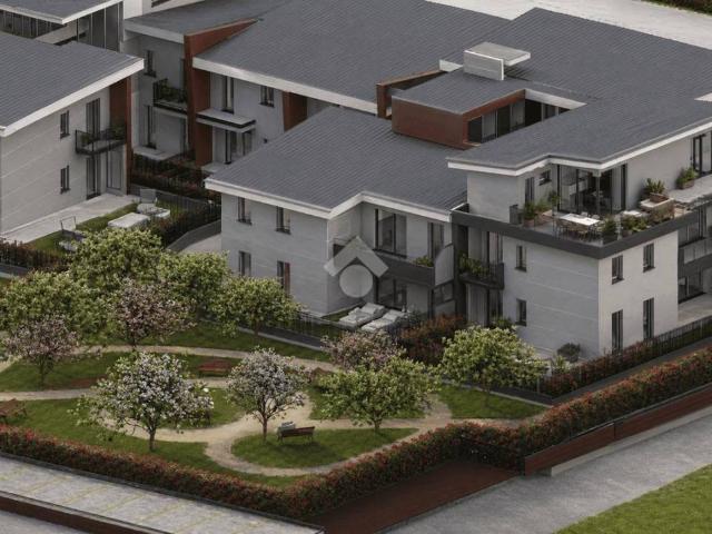 Vendesi villa a schiera a Pozzo d'Adda via gramsci