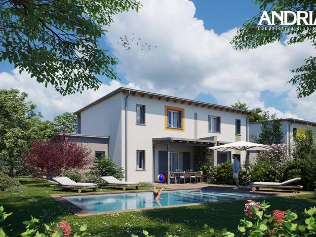 Vendesi villa a schiera a San Martino in Rio via Giovanni Falcone