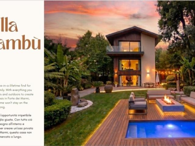 Vendesi villa a Vittoria Apuana, Forte dei Marmi