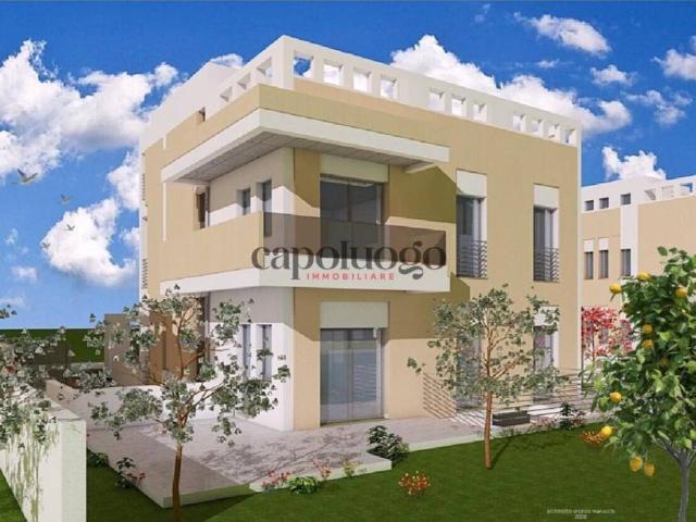 Vendesi villa bifamiliare a Lecce via Vecchia Frigole, snc, Salesiani Caliò