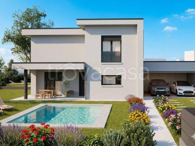 Vendesi villa bifamiliare a Pastrengo via Mantovana