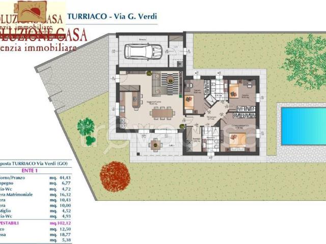 Vendesi villa singola a Turriaco via verdi