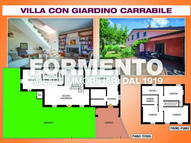Vendesi villa singola a Genova, Sturla
