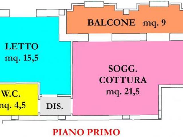 Vendita di un appartamento nuovo a Montiano, con una camera da letto, garage e balcone