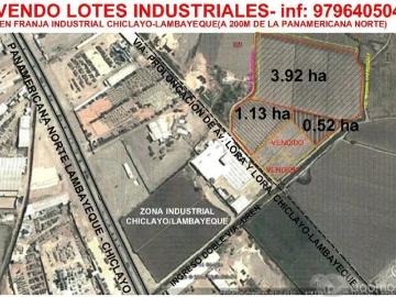 VENDO, terreno en franja industrial Panamericananorte Chiclayo Lambayeque