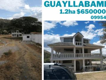 Vendo Terreno 12145m2 Con Casa En Guayllabamba Por Parte De Dueños Terreno en Venta en Quito Guayllabamba