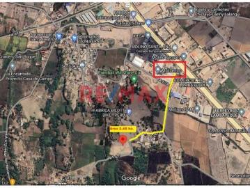 Vendo Terreno 24593 M2 Carretera A Lambayeque Espaldas De Molicentro