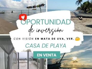 VENDO CASA EN LA PLAYA, IDEAL PARA CASA DE CAMPO U HOTEL BOUTIQUE