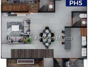 Vendo Fabuloso Pent House a estrenar en la Colonia Del Valle Sur 25 2421AVC