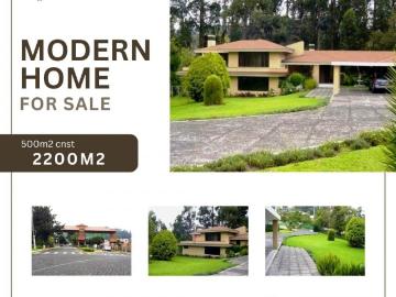 Vendo Impresionante Propiedad de Lujo en Club los Chillos, Valle de los Chillos 2200m2 de y Casa en Venta en Valle de los Chillos Sangolquí