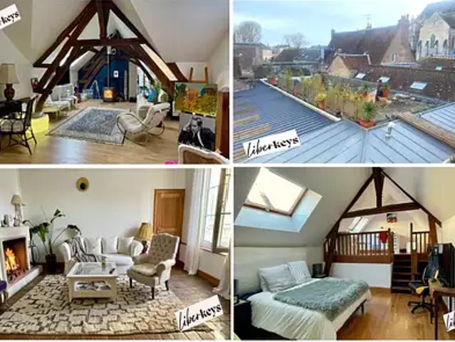 Vendôme 41100 Achat / Vente appartement 6 pièces t6 terrasse cave
