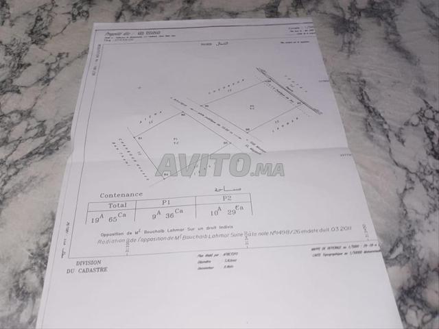 Vends terrain titré 2000 m2