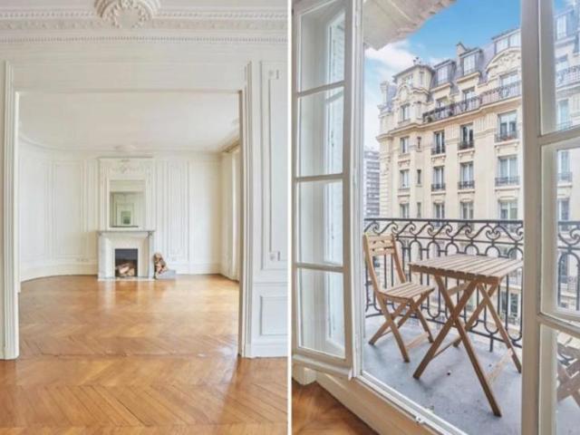 Vends appartement 102m² 2 chambres + bureau avec balcons Paris 15ème