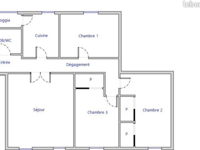 Vends Appartement Type 4 LA PAULINE Loué mandat exclusif rapport locatif Investisseur