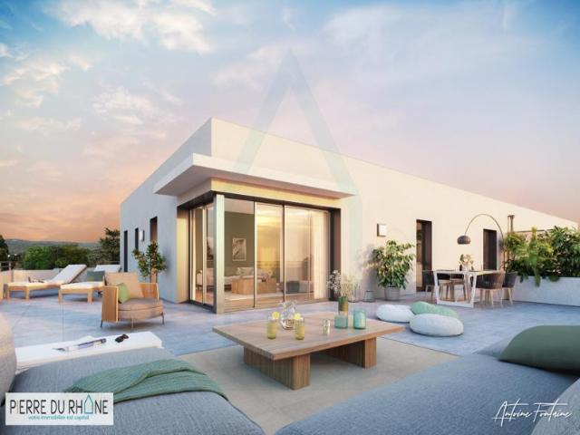 Vends Francheville / Alaï 69340 Attique T4 Terrasse 100 m2