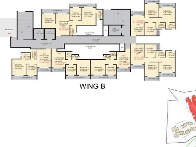 Venkatesha J Prime Swastik 1 Bedroom 600 Sq. Ft. Apartment in Giravale Navi Mumbai Listing ID: #9957