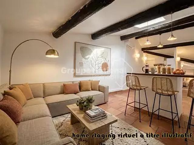 Vedène 84270 Achat / Vente appartement 2 pièces t2 au dernier étage