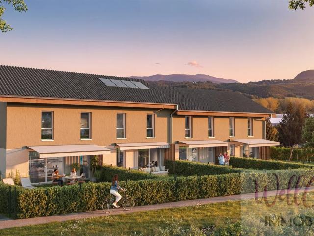VEFA Maison jumelée T4 de 86m² avec 2 stationnemnts à Albe. 86m² Albens