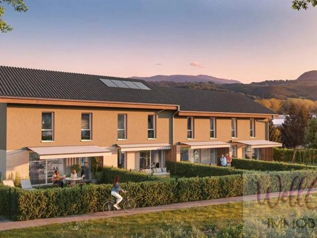 VEFA Appartement neuf T2 de 42m² en RDJ parking inclus à Albens !