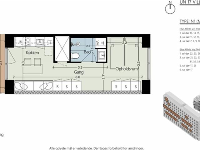 Velindrettet bolig med fokus på funktionalitet og stilfuldt design, København S, København