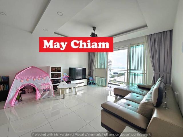 VERTIQ Condo Seaview 1087sf Renovated 2 Car Park Gelugor