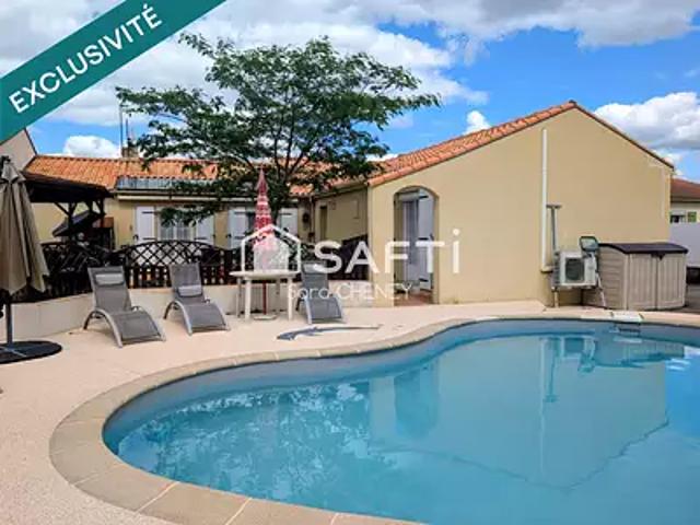 Vertou 44120 Achat / Vente maison 7 pièces t7 parking