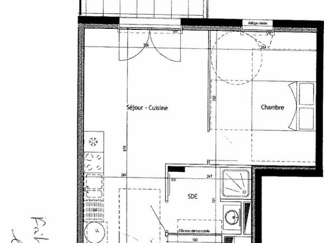 VERTOU APPARTEMENT 2 PIECES 38.15m2
