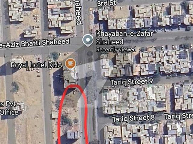 Very Rare 100 Square Yards Commercial Plot on Main Khayaban e Zafar Shaheed on sale