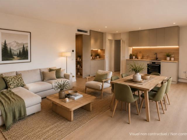 Verchaix – T3 fonctionnel avec espace modulable – Résidence. 68m² Verchaix