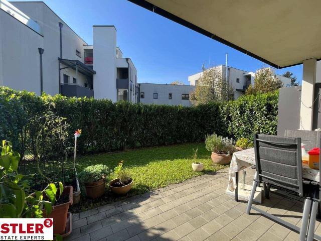 Verkauf einer vermieteten 2 Zimmerwohnung mit Terrasse und Garten