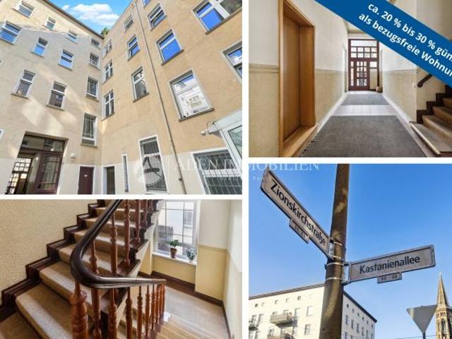 VERMIETET! PROVISIONSFREI! Schöne 3 Zimmer Wohnung als Kapitalanlage in Mitte nahe Weinbergpark