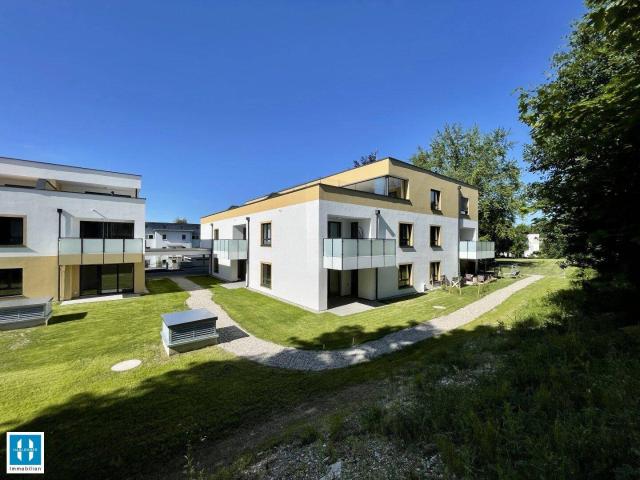 vermietete Anlegerwohnung beim Projekt RIED² Top B2 neuwertige 51,46m² Wohnung mit Terrasse, Garten und TG Parkplatz