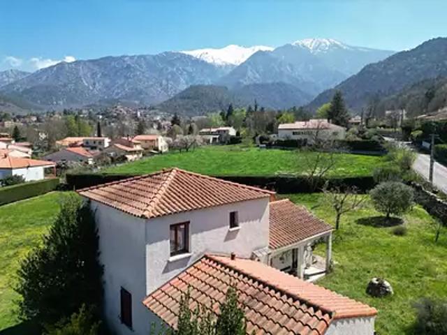 Vernet les Bains 66820 Achat / Vente maison 5 pièces t5 jardin terrasse