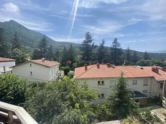 Vernet les Bains 66820 Achat / Vente appartement 1 pièce t1 terrasse parking