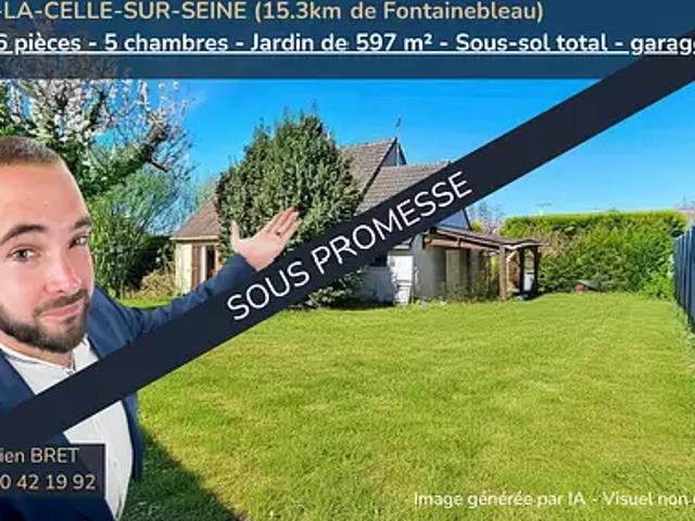 Vernou la Celle sur Seine 77670 Achat / Vente maison 6 pièces t6 terrasse cave