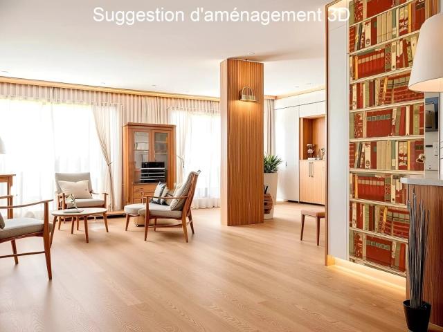 Versailles Montreuil Appartement 4 pièces de 118m² avec accès