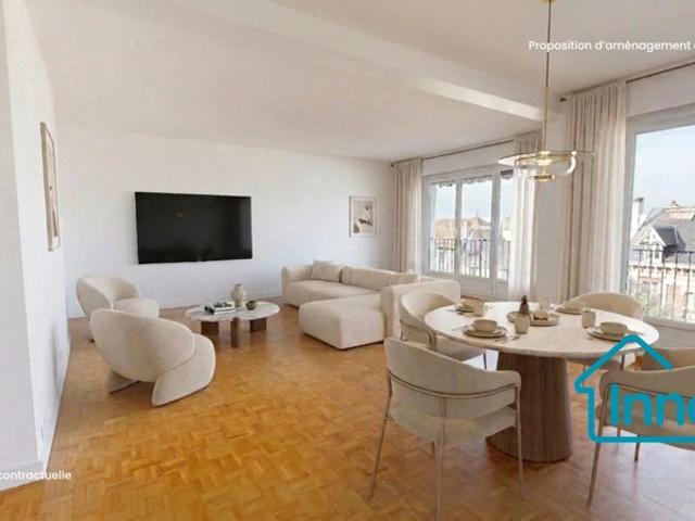 VERSAILLES rive droite appartement 86 m²_ 2 chambres balcon