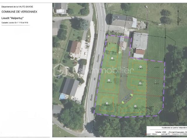 Versonnex Vente Terrain 74