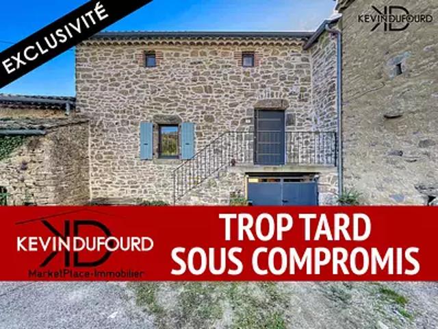 Vesseaux 07200 Achat / Vente maison 5 pièces t5 parking