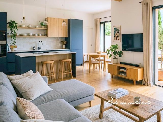 VEZIN LE COQUET Appartement 3 pièces 58.71m2 Sud 1er étage balcon 6.92m2 stationnements
