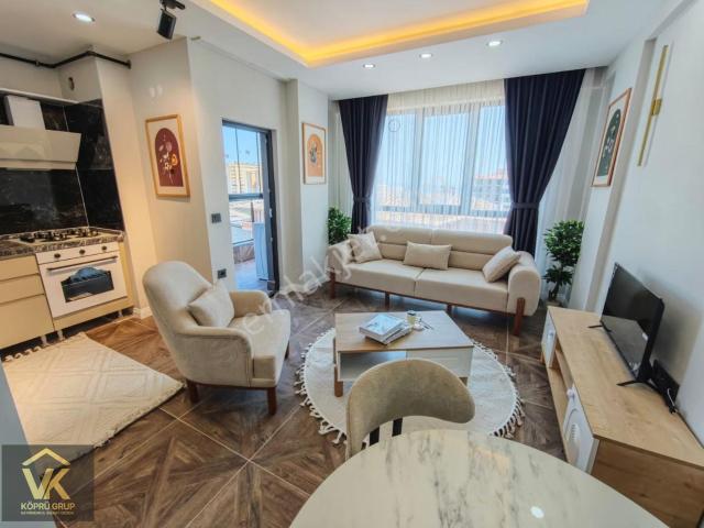 Vk Köprü Grup'tan Kiralık Lüks Eşyalı 1+1 Daire