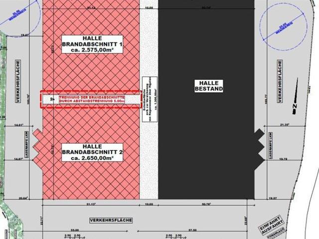 VH3489d Neubau Produktions oder Lagerhalle in einem Industriegebiet / Nähe Schwandorf