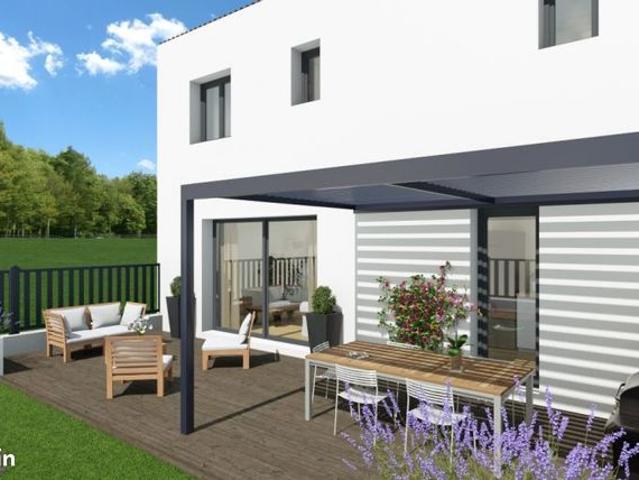 Vinça villa neuve 3 chambres sur terrein 3 faces