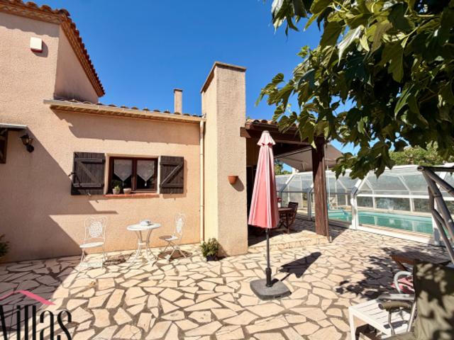 Vinassan, maison au calme avec piscine