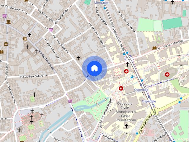 Via Ospedale Civile, Padova, Veneto 35121
