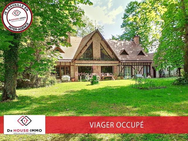 VIAGER* à vendre, 45160 OLIVET, LOIRET, Propriété 210 m2 sur parc de 1,2 ha, en viager occupé D 78, H 81 ans
